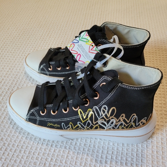 Skechers Black and White Women's Sneakers - Picture 3 of 10